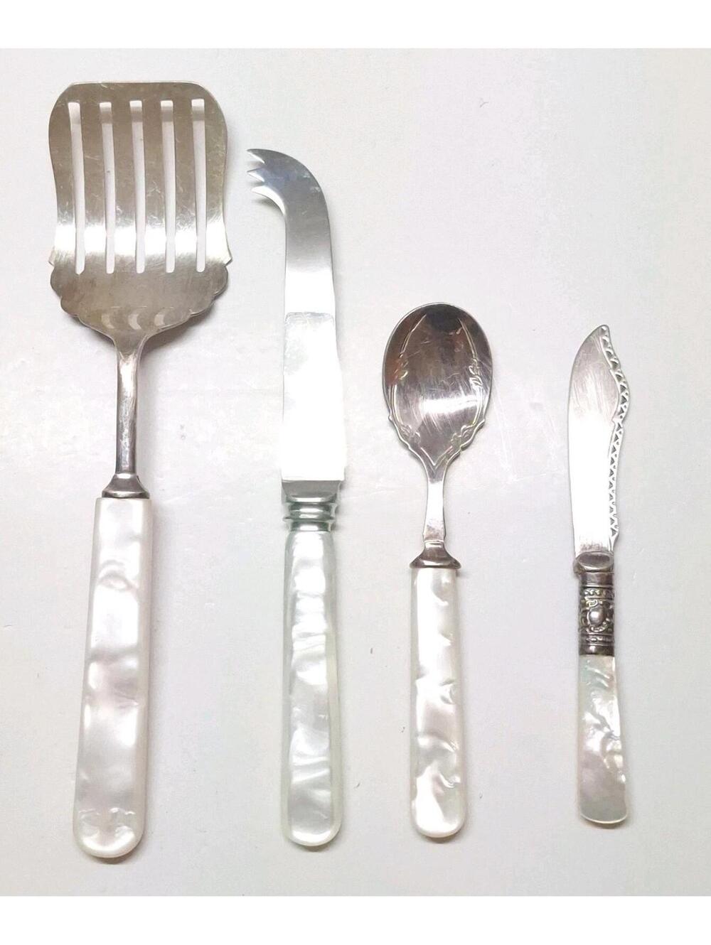 Vntg-  Sheffield England Stainless Steel Server Knife, Soon, Spreader,Spreader